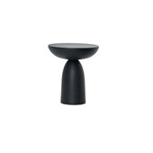 Fasika End Table by Sketch. 420 Dia x 480H Concrete Black